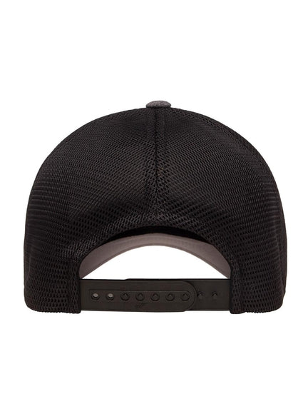 Flexfit 110MT Mesh 2-Tone – Dunkel Heather Grau-Schwarz