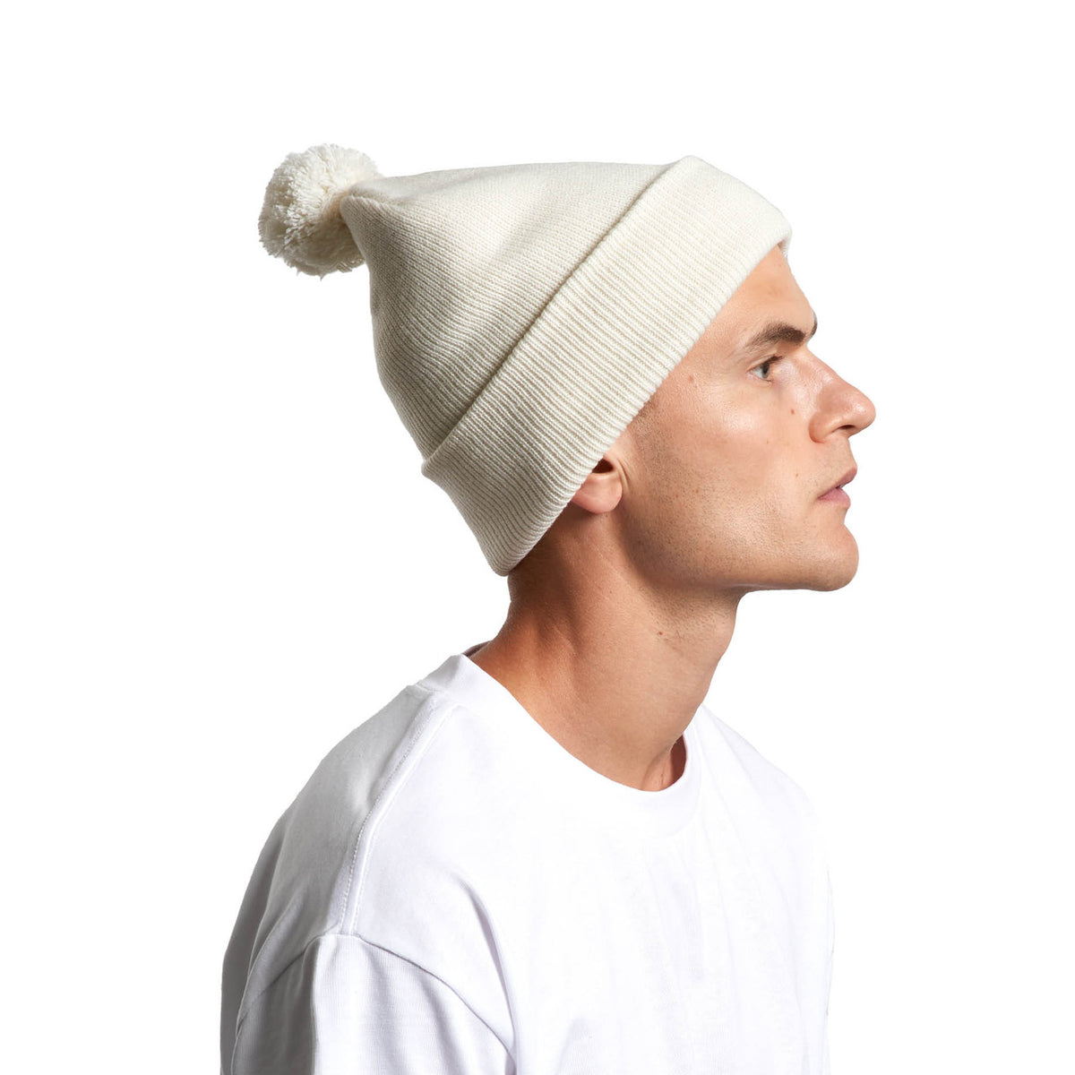 AS Colour Pom Pom Beanie 1124 – Front