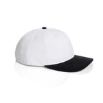 AS Colour Class Cord Two-Tone Cap 1159 – White_Black - Side