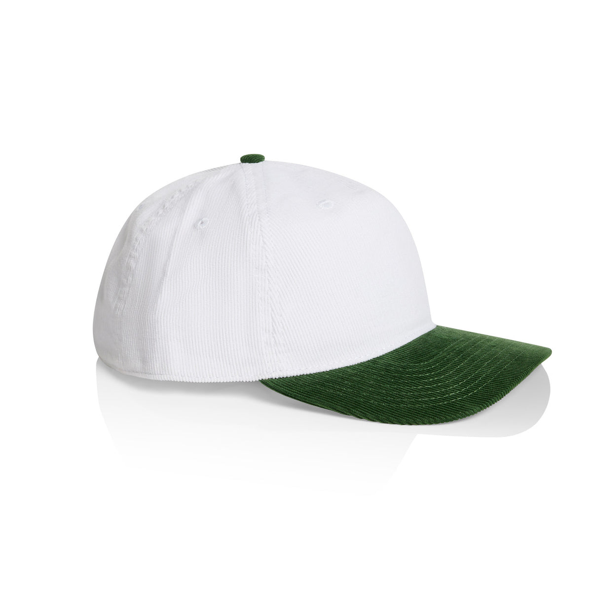 AS Colour Class Cord Two-Tone Cap 1159 – White_Forest - Side
