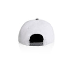 AS Colour Class Cord Two-Tone Cap 1159 – White/Shadow - Back