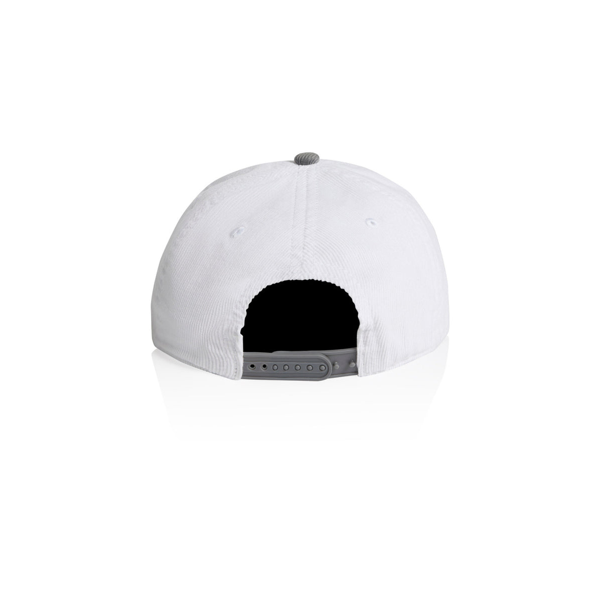 AS Colour Class Cord Two-Tone Cap 1159 – White/Shadow - Back