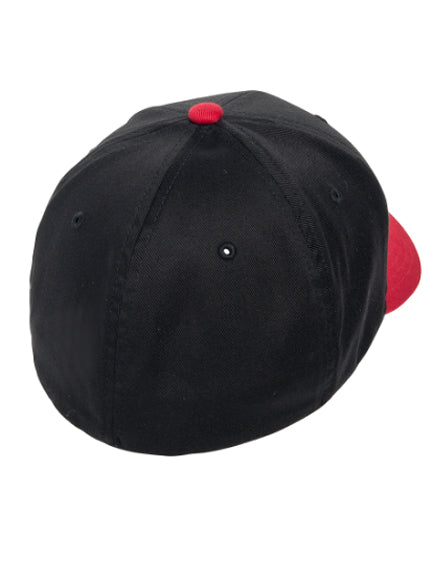 Flexfit Contrast 6277T – Schwarz-Rot