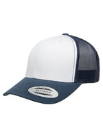 Yupoong Retro 6606CF – Navyblau-Weiß