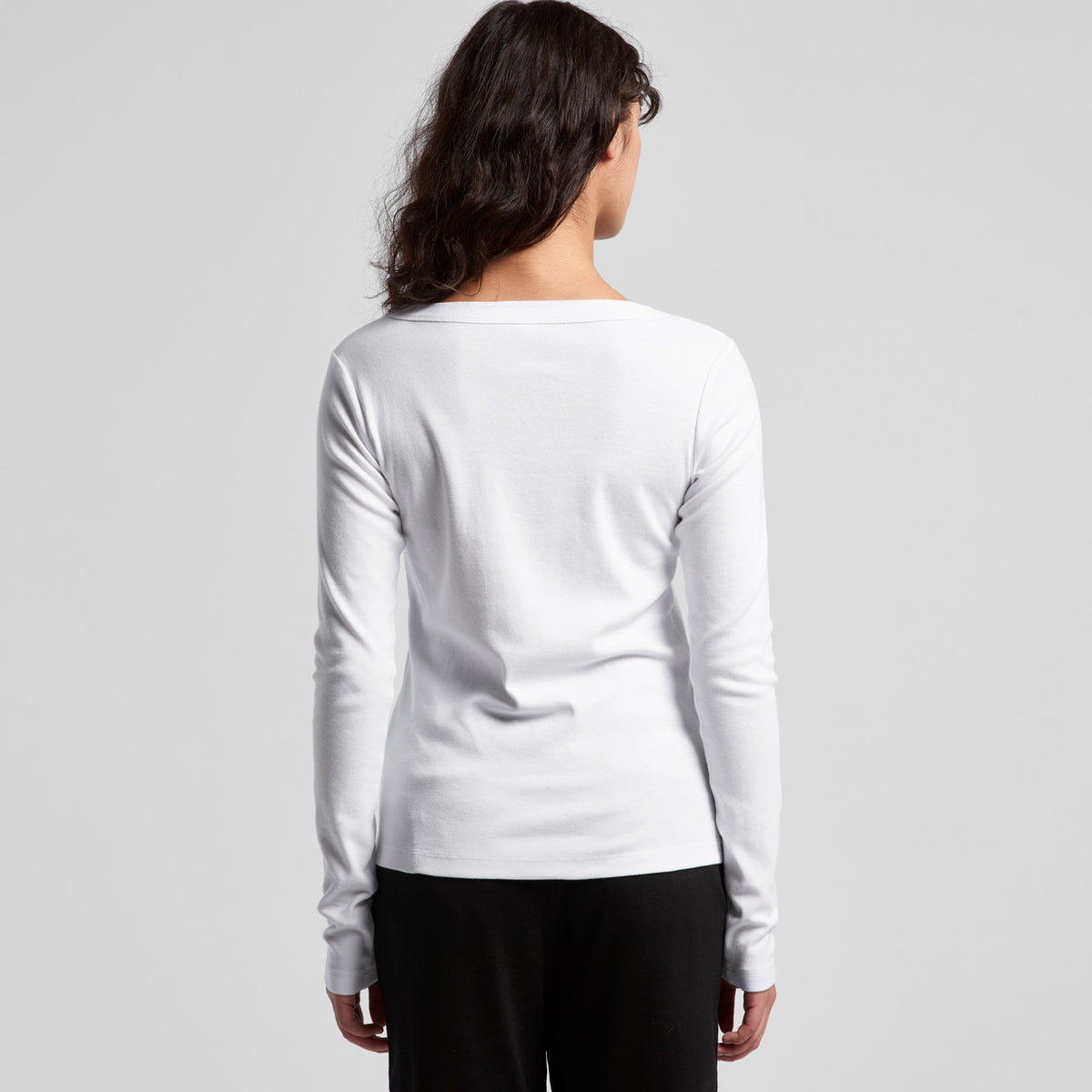 AS Colour Wo's Organic Baby Rib L/S Tee 4075 – Back