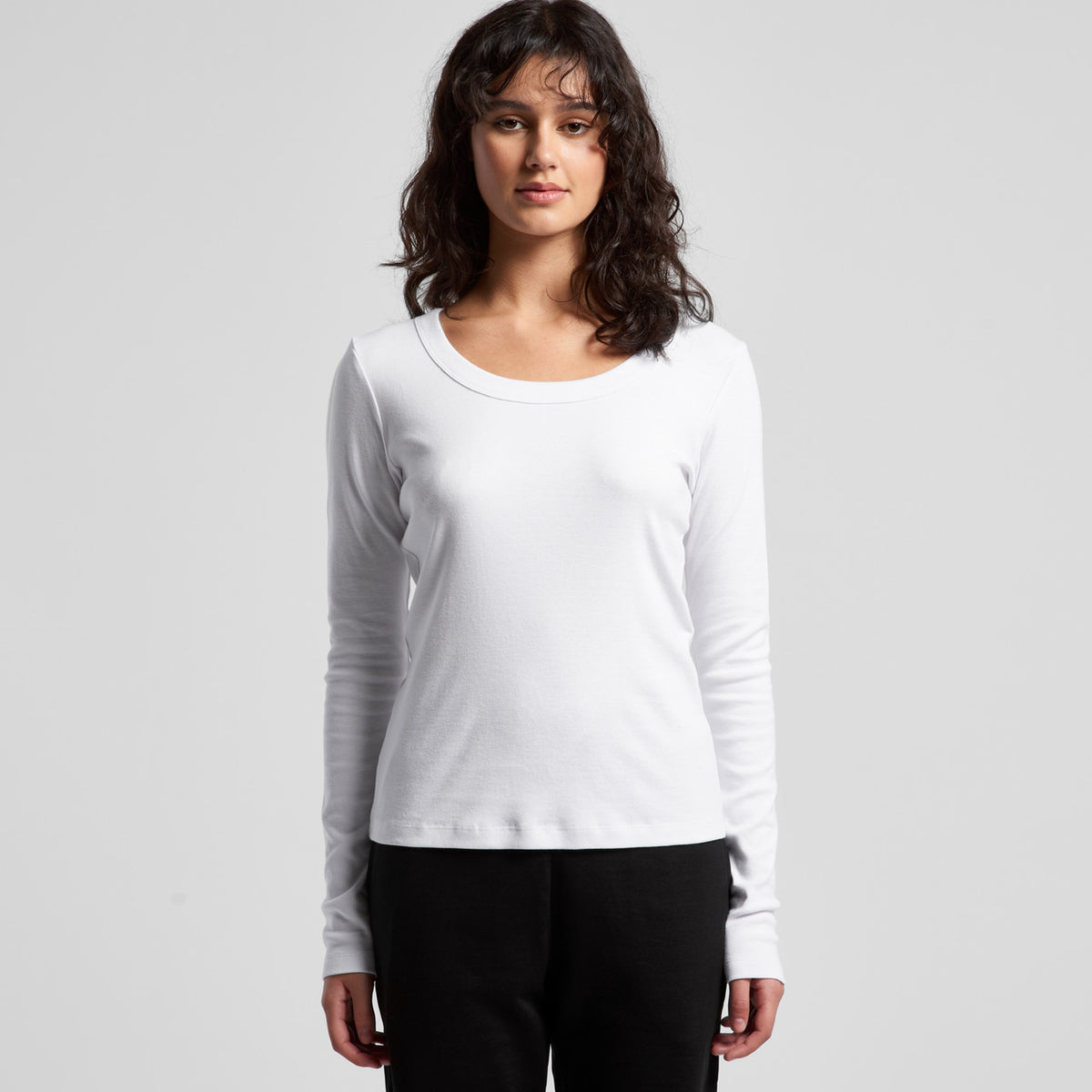 AS Colour Wo's Organic Baby Rib L/S Tee 4075 – Main