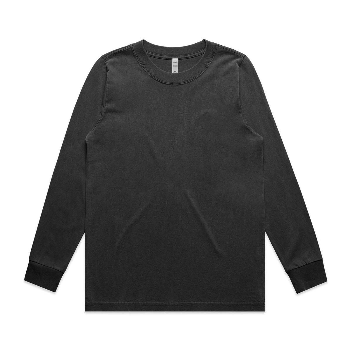 AS Colour Wo's Heavy Faded L/S Tee 4083 – Faded Black
