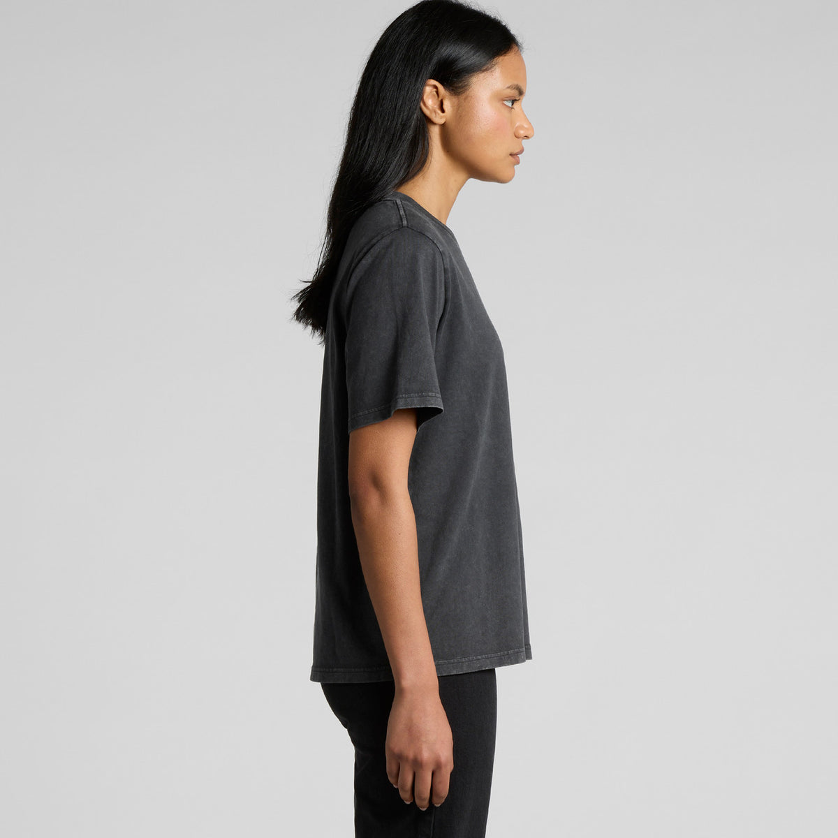 AS Colour Wo's Stone Wash Heavy Tee 4085 – Side