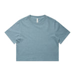 AS Colour Wo's Heavy Faded Crop Tee 4089 – Faded Chalk
