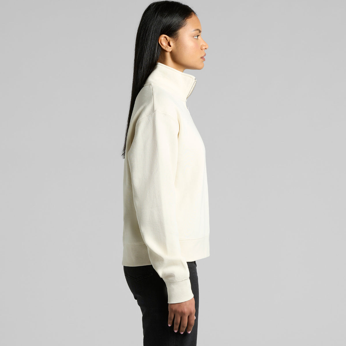 AS Colour Wo's Stencil Half Zip Crew 4125 – Side