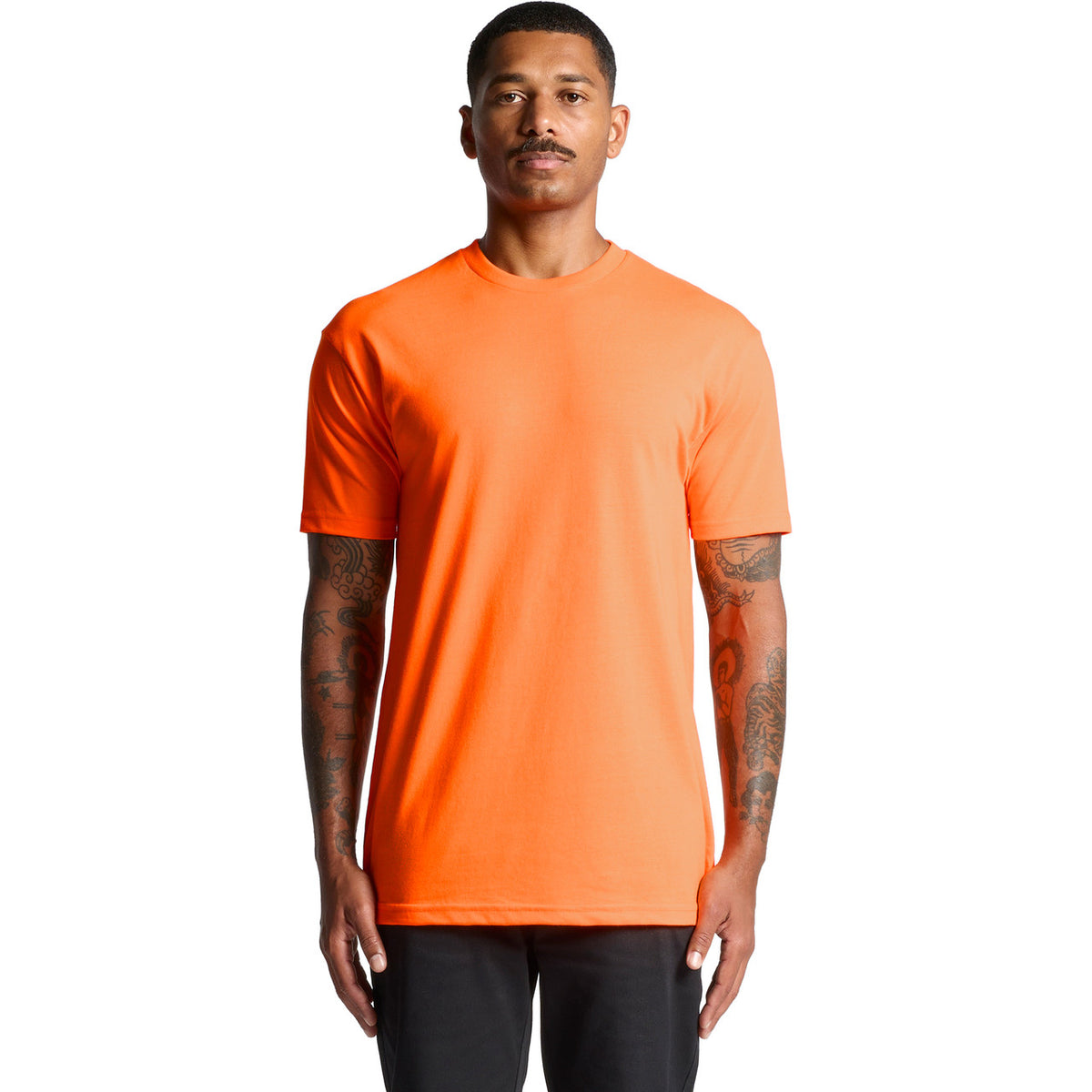 AS Colour Block Safety Tee 5050F – Front