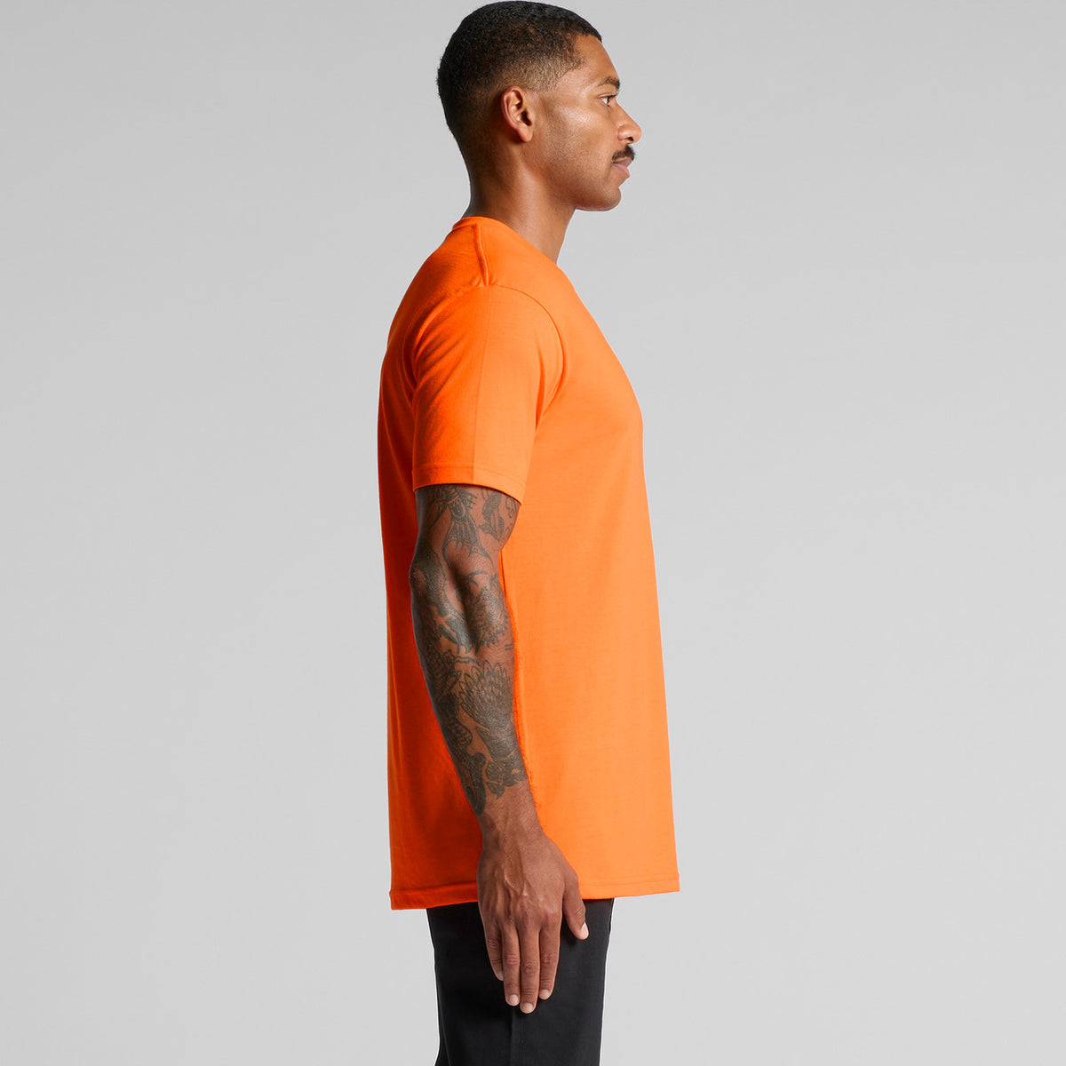 AS Colour Block Safety Tee 5050F – Side