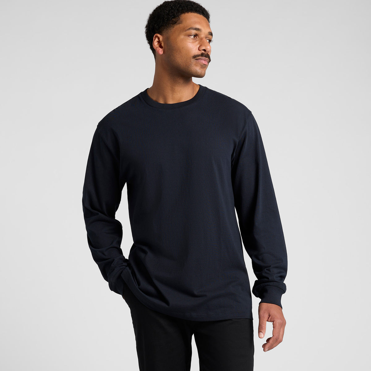 AS Colour Block L/S Tee 5054 – Back