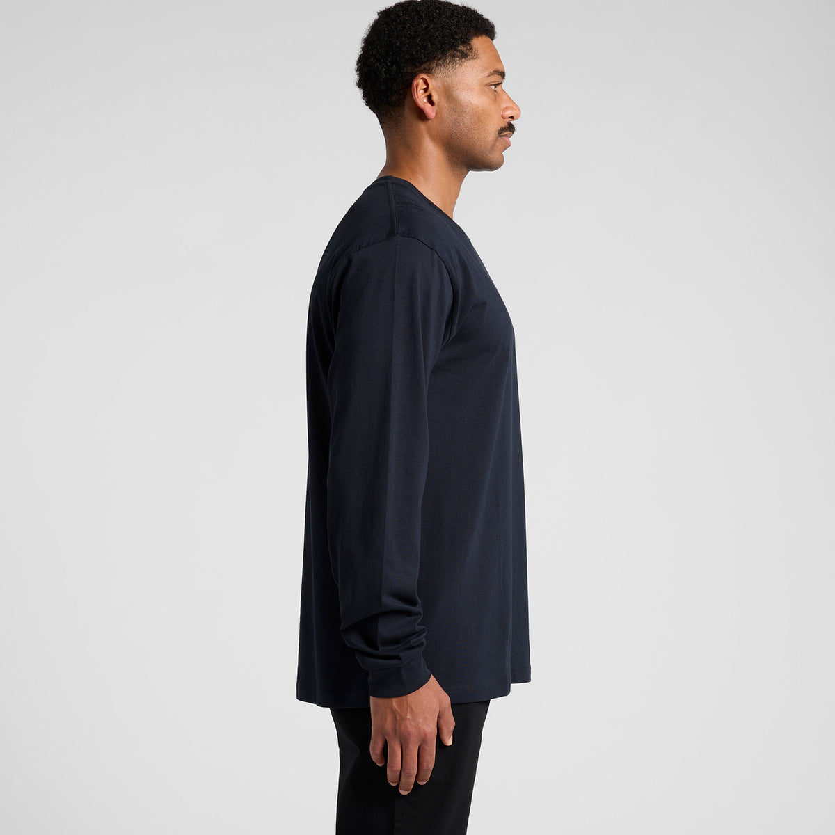 AS Colour Block L/S Tee 5054 – Side