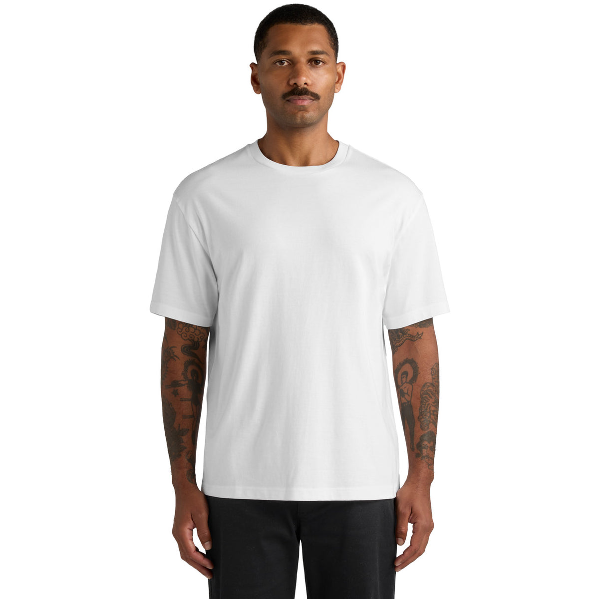 AS Colour Block Tubular Minus Tee 5058 – Front