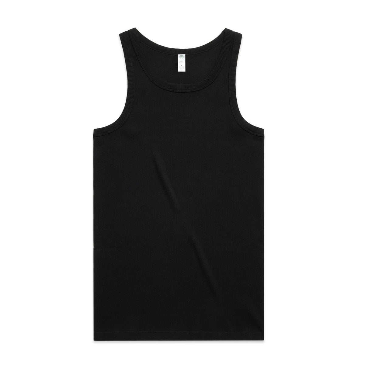AS Colour Organic Rib Singlet 5063G – Black