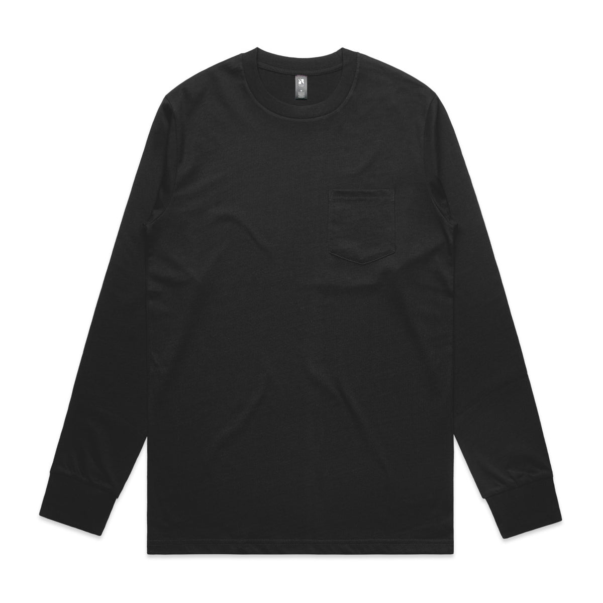 AS Colour Classic Pocket L/S Tee 5072 – Black