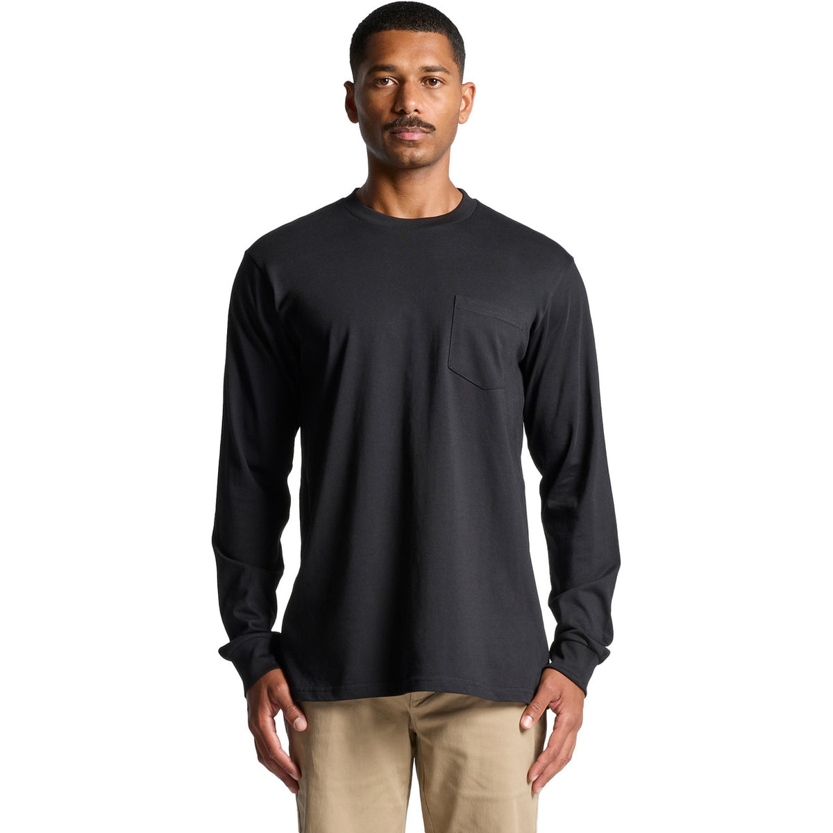 AS Colour Classic Pocket L/S Tee 5072 – Front