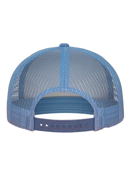 Yupoong Mesh 6006W – Carolina Blue-Weiß