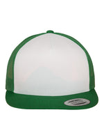Yupoong Mesh 6006W – Grün-Weiß