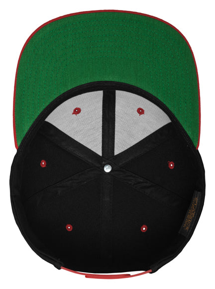 Yupoong 2 Tone 6089MT – Schwarz-Rot