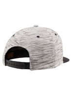 Yupoong Stripes Melange Crown 6089SC – Heather Grau-Schwarz