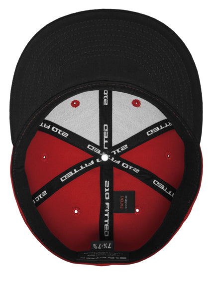 Flexfit 210 6210T – Rot-Schwarz