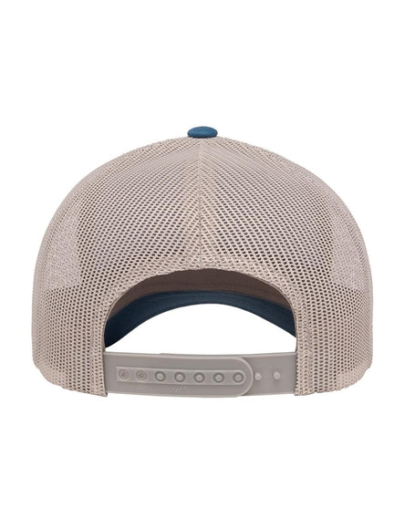 Yupoong Retro 6606T – Blau-Silber