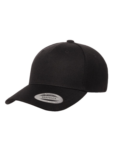 Yupoong Premium 5 Panel Curved Classic 5789M – Schwarz