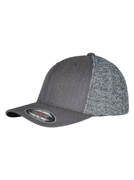 Flexfit Trucker Melange Mesh 6511MM – Schwarz-Grau