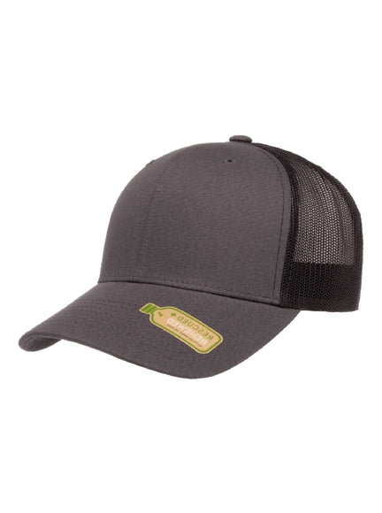 Yupoong Classic RECYCLED Retro 6606RT – Charcoal-Schwarz