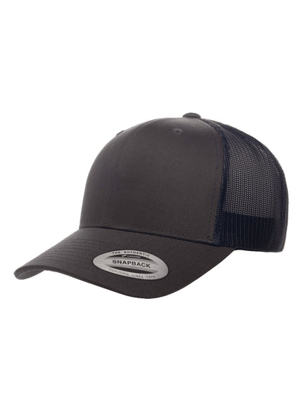 Yupoong Retro 6606T – Charcoal-Navyblau