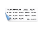 Sublimation Transfer 100 × 240 mm – perfekt für Tassen Logos &amp; Schriftzüge