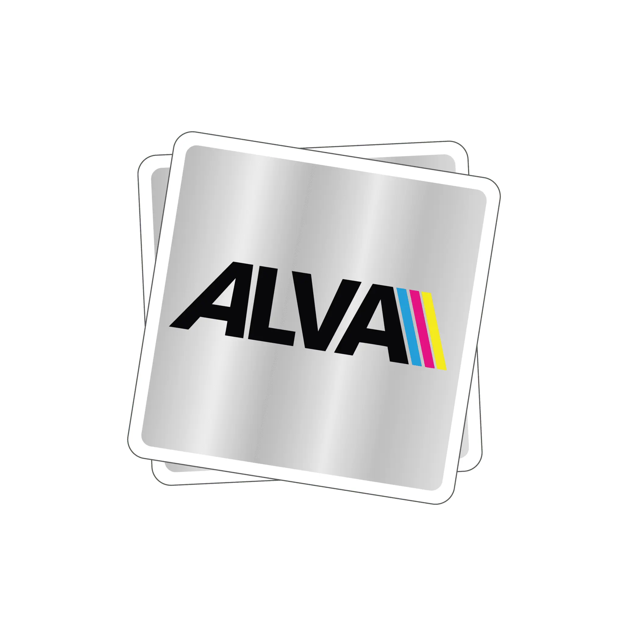 Abgerundete Aufkleber - Alva Werbetechnik