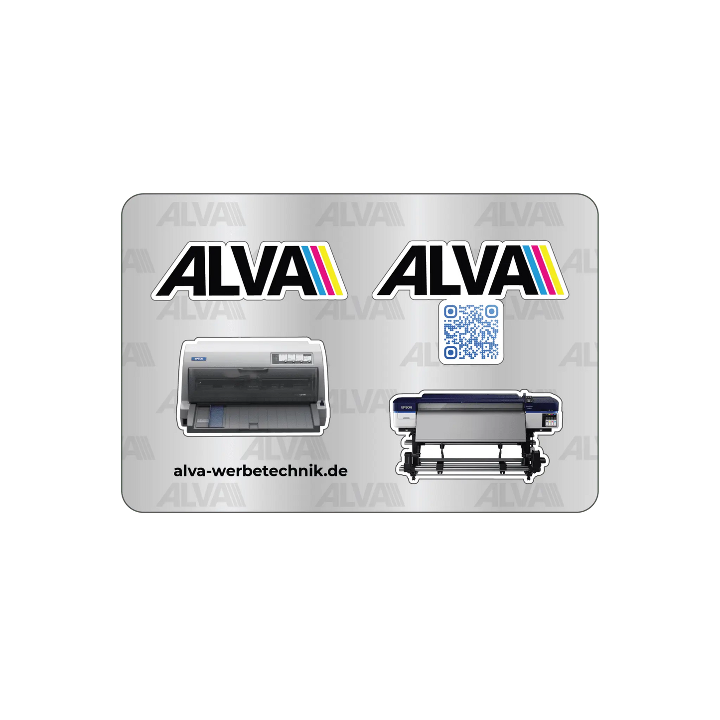 Bogen Aufkleber - Alva Werbetechnik