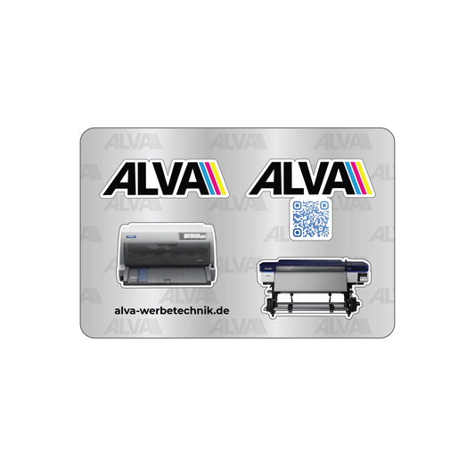 Bogen Aufkleber - Alva Werbetechnik