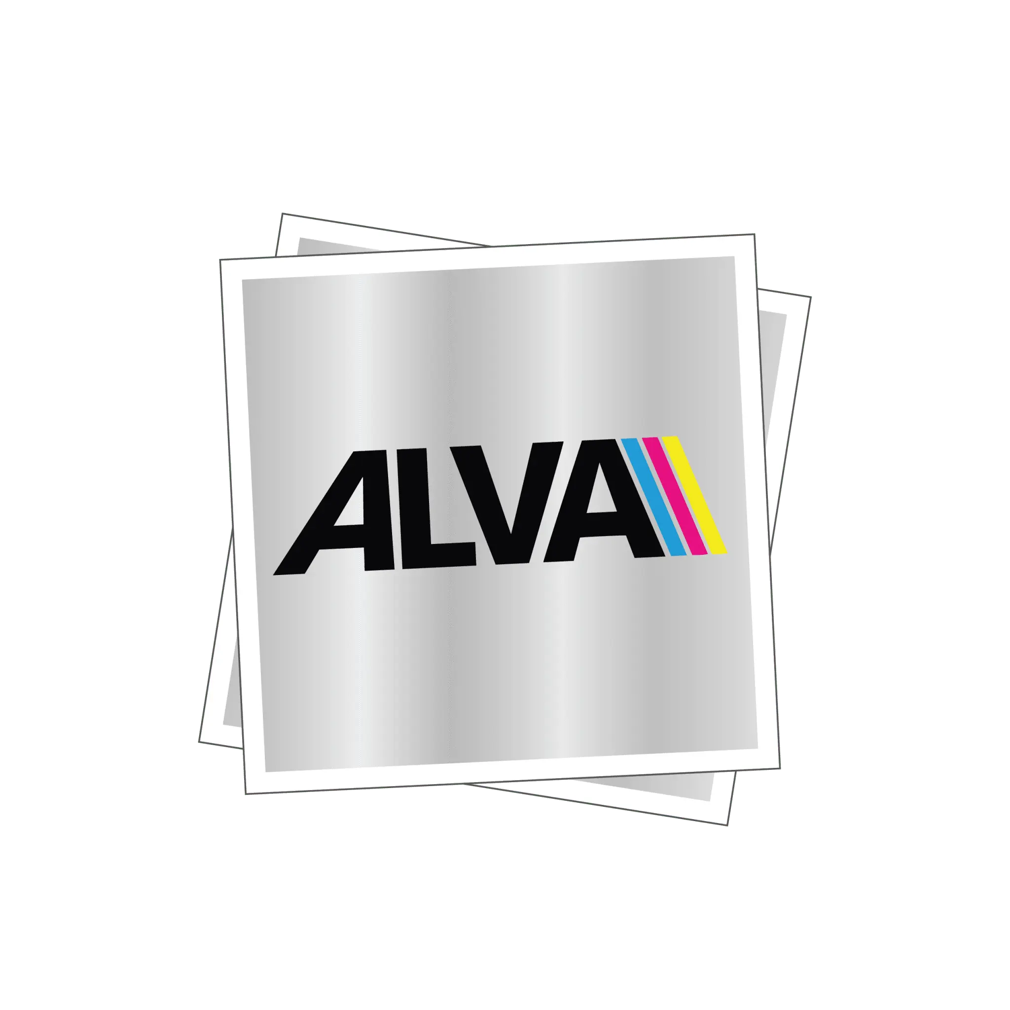 Quadratische Aufkleber - Alva Werbetechnik