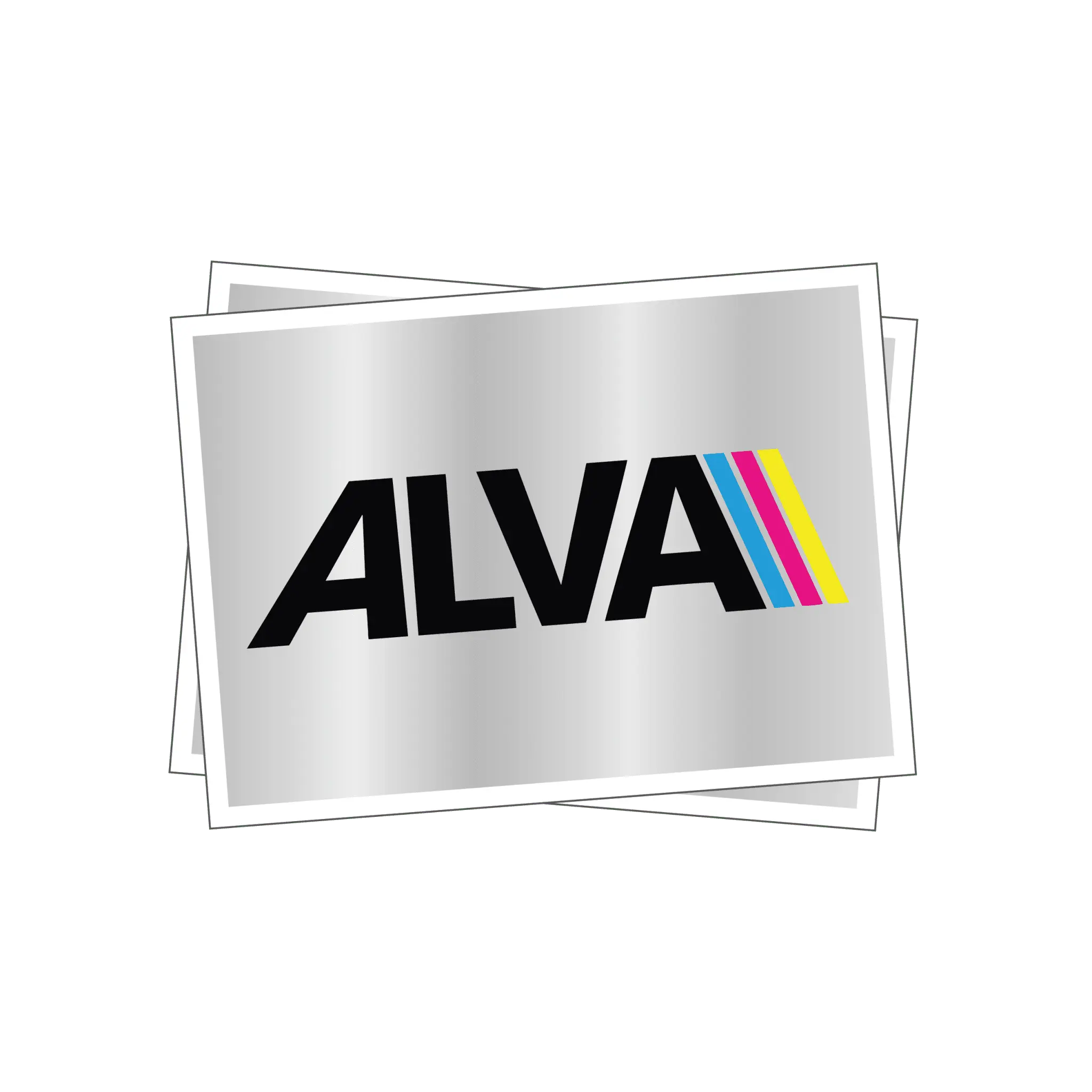 Rechteckige Aufkleber - Alva Werbetechnik