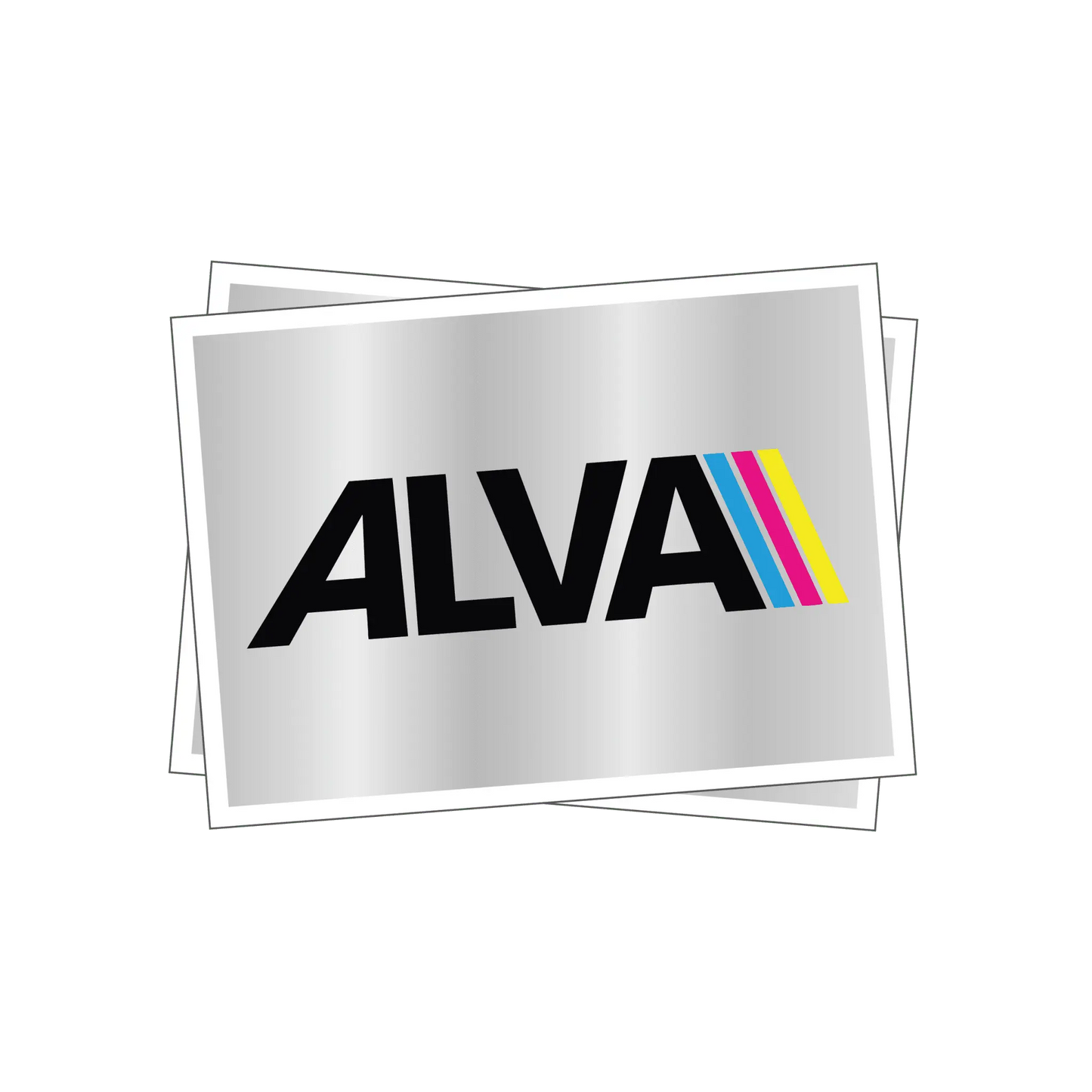 Rechteckige Aufkleber - Alva Werbetechnik