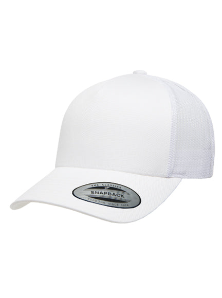 Yupoong Retro 5 Panel 6506 – Weiß